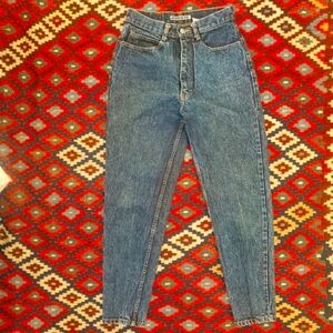 SUPER RARE!! Vintage Jordache, 80s - 90s Ultra Hight Waisted Acid Wash Jeans